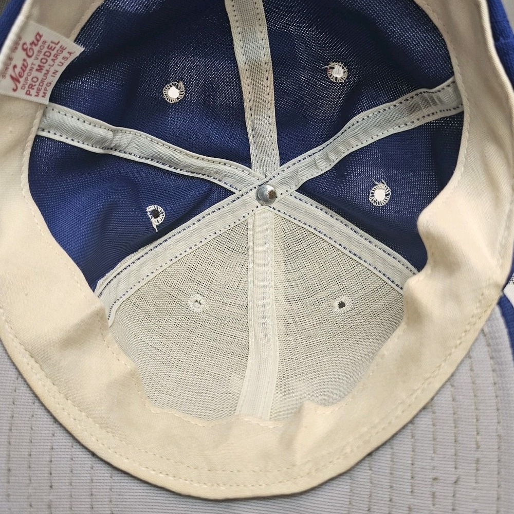 Vintage Chicago White Sox New Era Cotton SnapBack Hat Cap Med/Large Made In USA - Picture 5 of 6